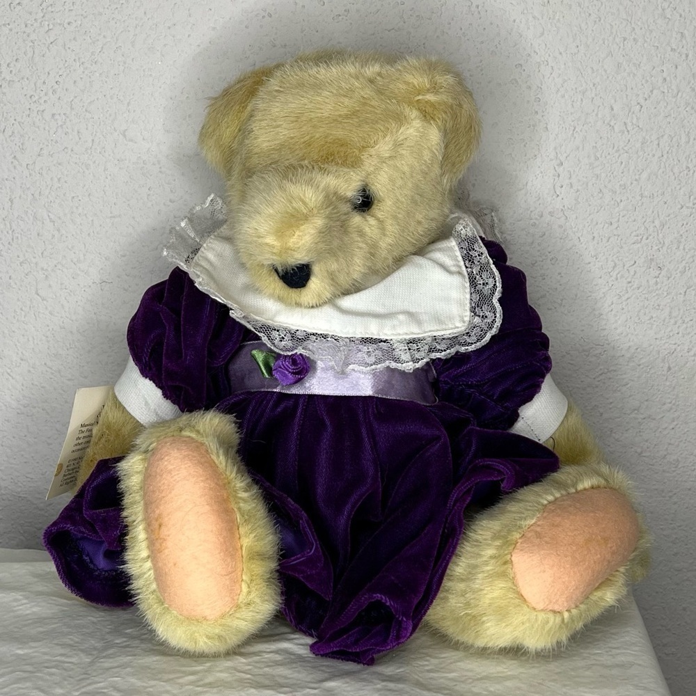 Vintage Fluffy Vanderbear‎ 1990 Musical Soiree Bear nwt